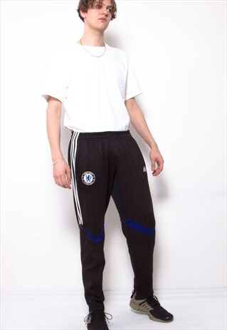 VINTAGE 90S ADIDAS TRACK PANTS ID:7229