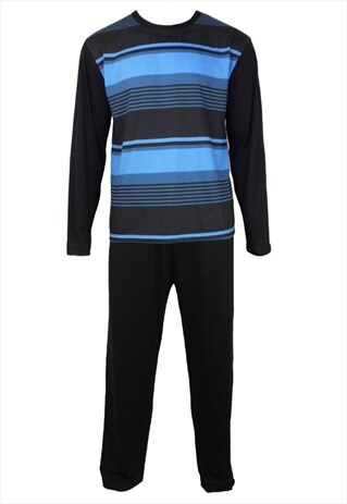 MENS PYJAMAS SETS PJ'S NIGHTWEAR LOUNGEWEAR LONG SLEEVE