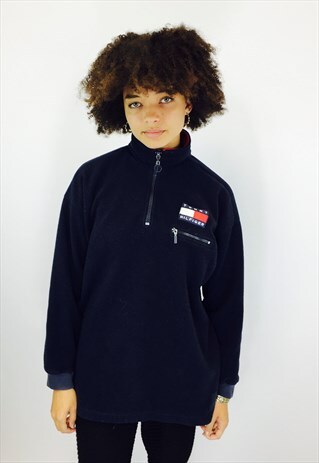 TOMMY HILFIGER 90S PULLOVER FLEECE JACKET