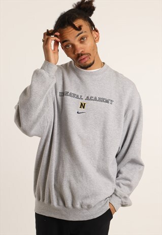 VINTAGE NIKE EMBROIDERED LOGO SWEATSHIRT