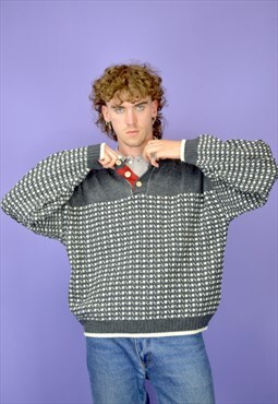 Vintage grey graphic classic 80's sweatshirt
