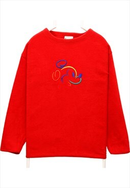 Legends 90's Mickey Mouse Fleece Crewneck Sweatshirt Large R