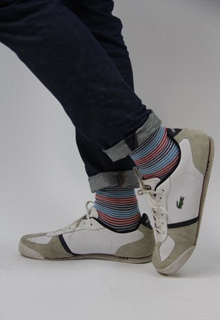 VINTAGE LACOSTE SUEDE/LEATHER TRAINERS