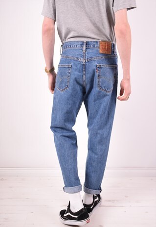 LEVI'S 550 MENS VINTAGE JEANS W30 L30 BLUE 90S