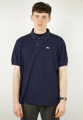 VINTAGE LACOSTE NAVY POLO SHIRT