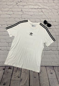 White Adidas Tshirt Size M