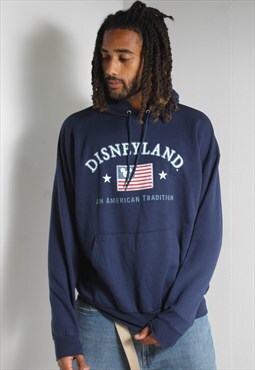 Vintage Disneyland Sweatshirt Hoodie Blue