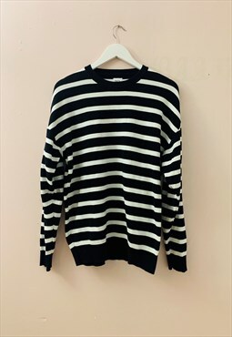 ZARA sweaters stripped black and white