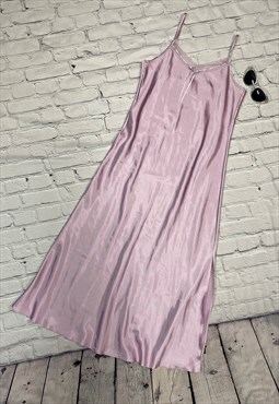 Vintage Lilac Slip Dress Size 12