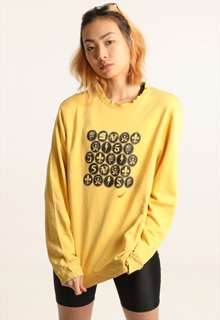 VINTAGE NIKE EMBROIDERED LOGO SWEATSHIRT