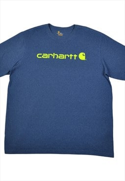 Vintage Carhartt T-Shirt Blue XXL