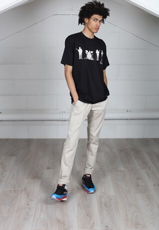 THE BEATLES SAVILLE ROW LINE UP SILHOUETTES UNISEX T-SHIRT