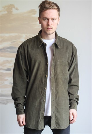 VINTAGE OVERSIZED CORDUROY SHIRT