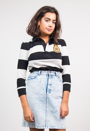 VINTAGE 90'S STRIPED RALPH LAUREN POLO T-SHIRT
