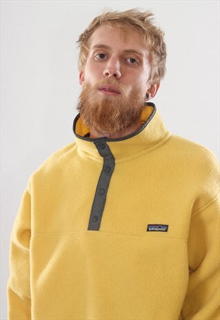 RARE VINTAGE MENS PATAGONIA SYNCHILLA FLEECE PULLOVER JACKET