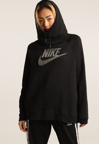 VINTAGE NIKE PRINTED SPELLOUT HOODIE