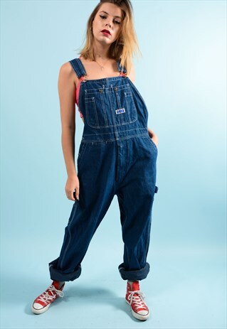 VINTAGE DENIM DUNGAREES