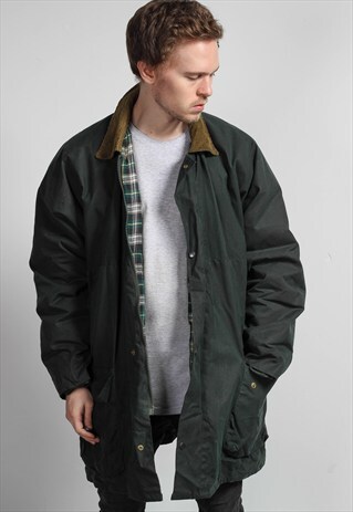 VINTAGE OVERSIZED WAX JACKET