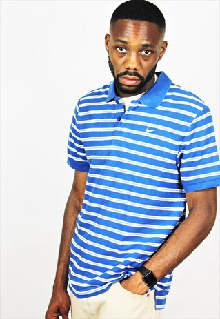 RETRO / 90'S / NIKE / BLUE POLO