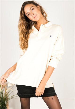 LAST UNIT SALE / VINTAGE 80S POLO RALPH LAUREN POLO T-SHIRT