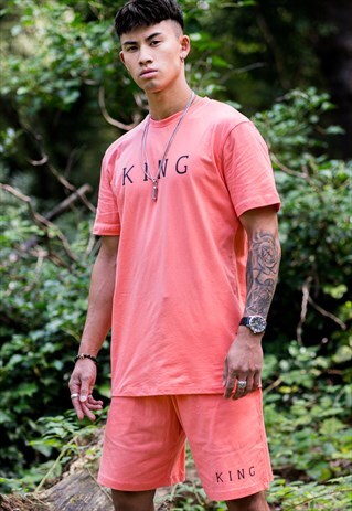 STEPNEY T-SHIRT - CORAL ORANGE