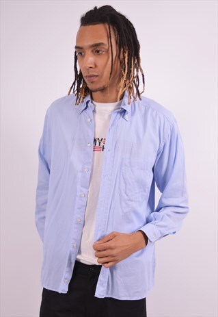 VINTAGE ROCCOBAROCCO SHIRT BLUE