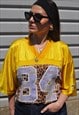 vintage 90's Reebok reworked NFL leopard and lace jersey