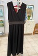 VINTAGE 70S LUXE MOD EMBROIDERED BOHEME CHIC MAXI DRESS