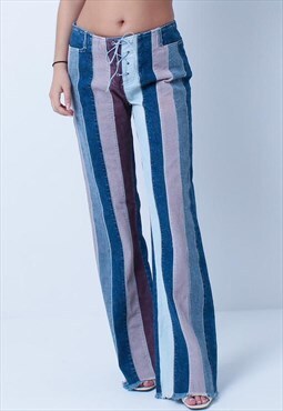 Deadstock Y2K Corduroy Stripe Jeans Trousers S