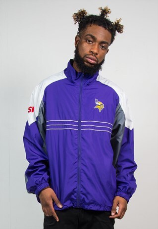 REEBOK NFL MINNESOTA VIKINGS TRACKSUIT JACKET