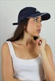 VINTAGE ADIDAS CAP IN NAVY BLUE W LOGO FRONT & BACK