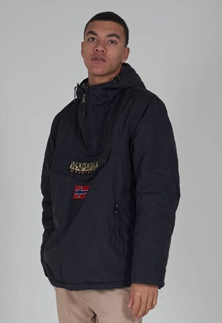 NAPAPIJRI VINTAGE BLACK WINTER 90'S PARKA