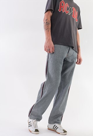 VINTAGE EVISU SELVEDGE DENIM PANTS TROUSERS BLUE