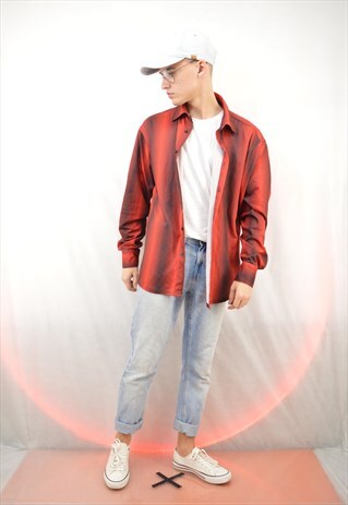 TWO COLOUR STRIPED VINTAGE SHIRT