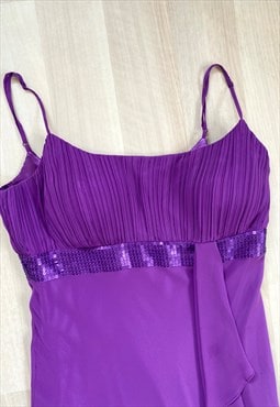 Y2K Debut Purple Evening Dress
