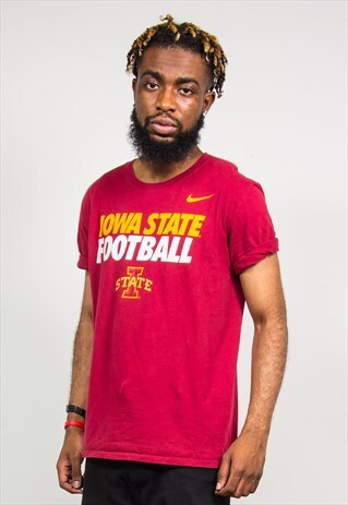 VINTAGE NIKE 90'S IOWA STATE USA NCAA T-SHIRT