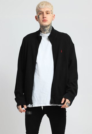 VINTAGE POLO RALPH LAUREN ZIP-UP SWEATSHIRT
