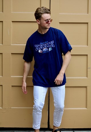 REEBOK USA VINTAGE 05 SUPER BOWL T SHIRT SAN FRAN
