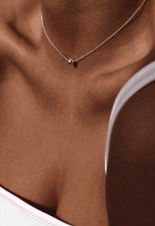 BUBBLE NECKLACE SILVER