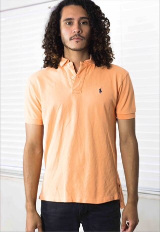VINTAGE RALPH LAUREN POLO SHIRT LOGO 90S S 8.9