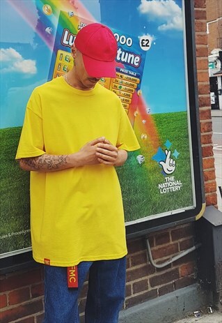 FMC OVERSIZED BAGGY T-SHIRT YELLOW