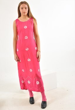 Vintage maxi dress in pink