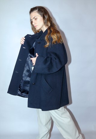 VINTAGE 80S AQUASCUTUM WOOL COAT