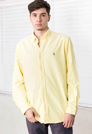VINTAGE RALPH LAUREN SHIRT LOGO 90S L 12.3