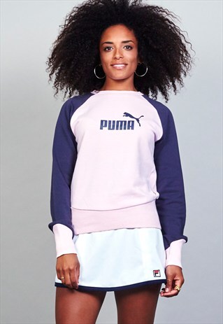 VINTAGE MULTI COLOURED 90'S PUMA SWEATER