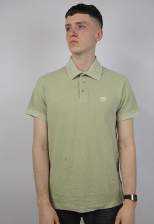 VINTAGE TIMBERLAND BEIGE POLO SHIRT