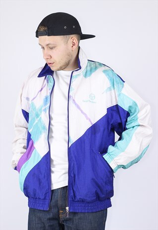 VINTAGE MENS SERGIO TACCHINI TRACK SUIT JACKET