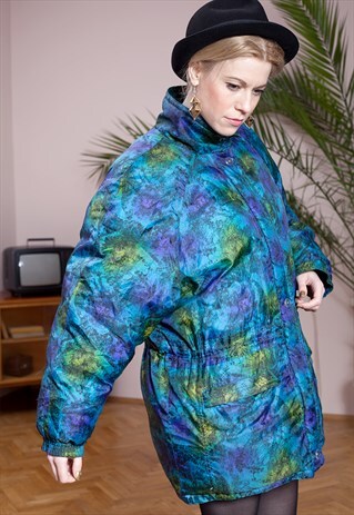VINTAGE, 90S VERY WARM, PUFFY, OVERSIZED WINTER JACKET