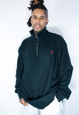RALPH LAUREN 1/4 ZIP SWEATSHIRT