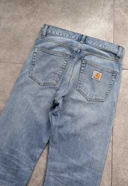 Vintage Carhartt Pontiac Blue Denim Pants Jeans